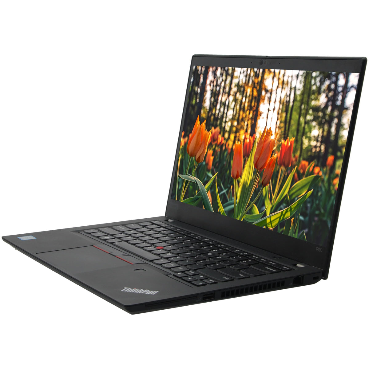 Lenovo Thinkpad T490 Laptop de afaceri, 14 inch HD (1366x768), Intel Core i5-8265U, 16GB RAM, 512GB SSD, tastatură QWERTY, Windows 11 Pro (recondiționat)