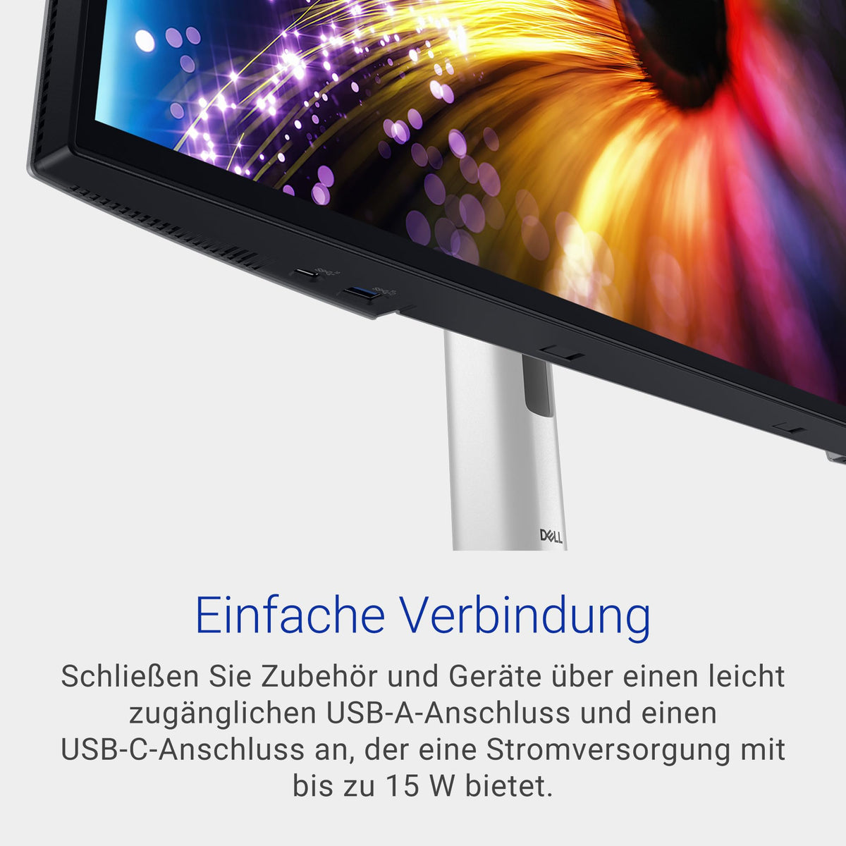 Dell UltraSharp 27 Monitor - U2724D, QHD (2560x1440), 120Hz, IPS Black