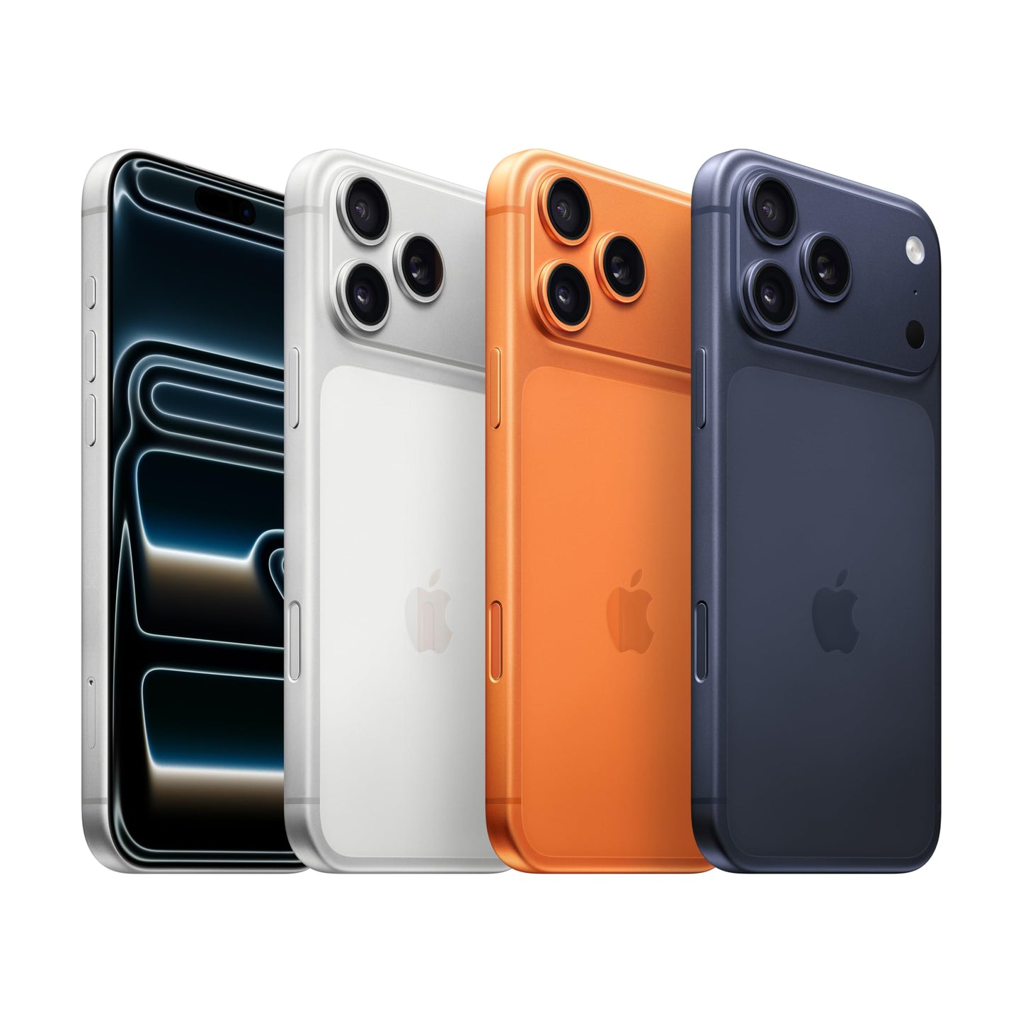Apple iPhone 17 Pro Max 256 GB: 6.9" display with ProMotion, A19 Pro chip, best battery life ever in an iPhone, Pro Fusion camera system, Center Stage front camera; silver - MFYM4ZD/A
