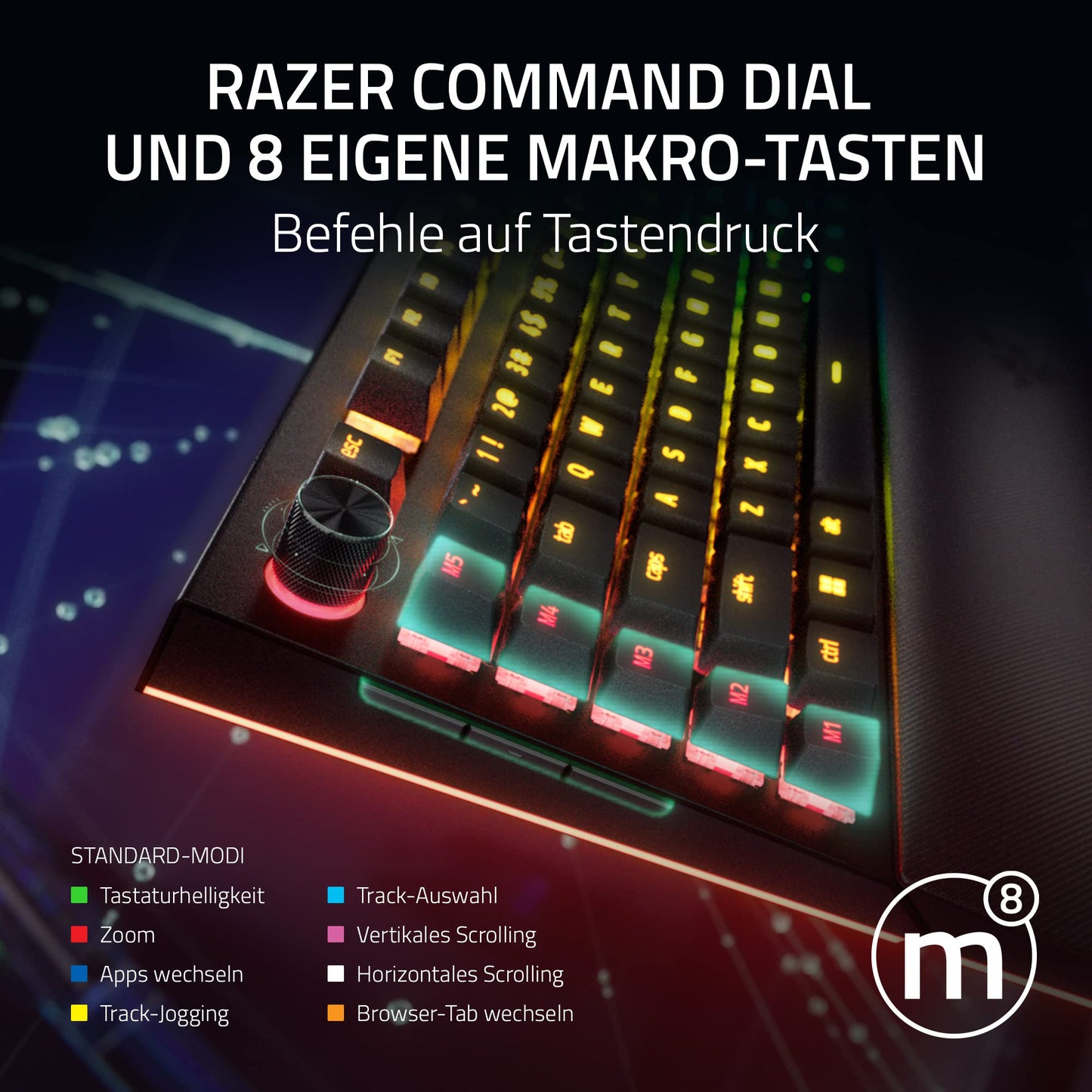 Razer BlackWidow V4 X Minecraft Edition - RZ03-04704100-R3M1