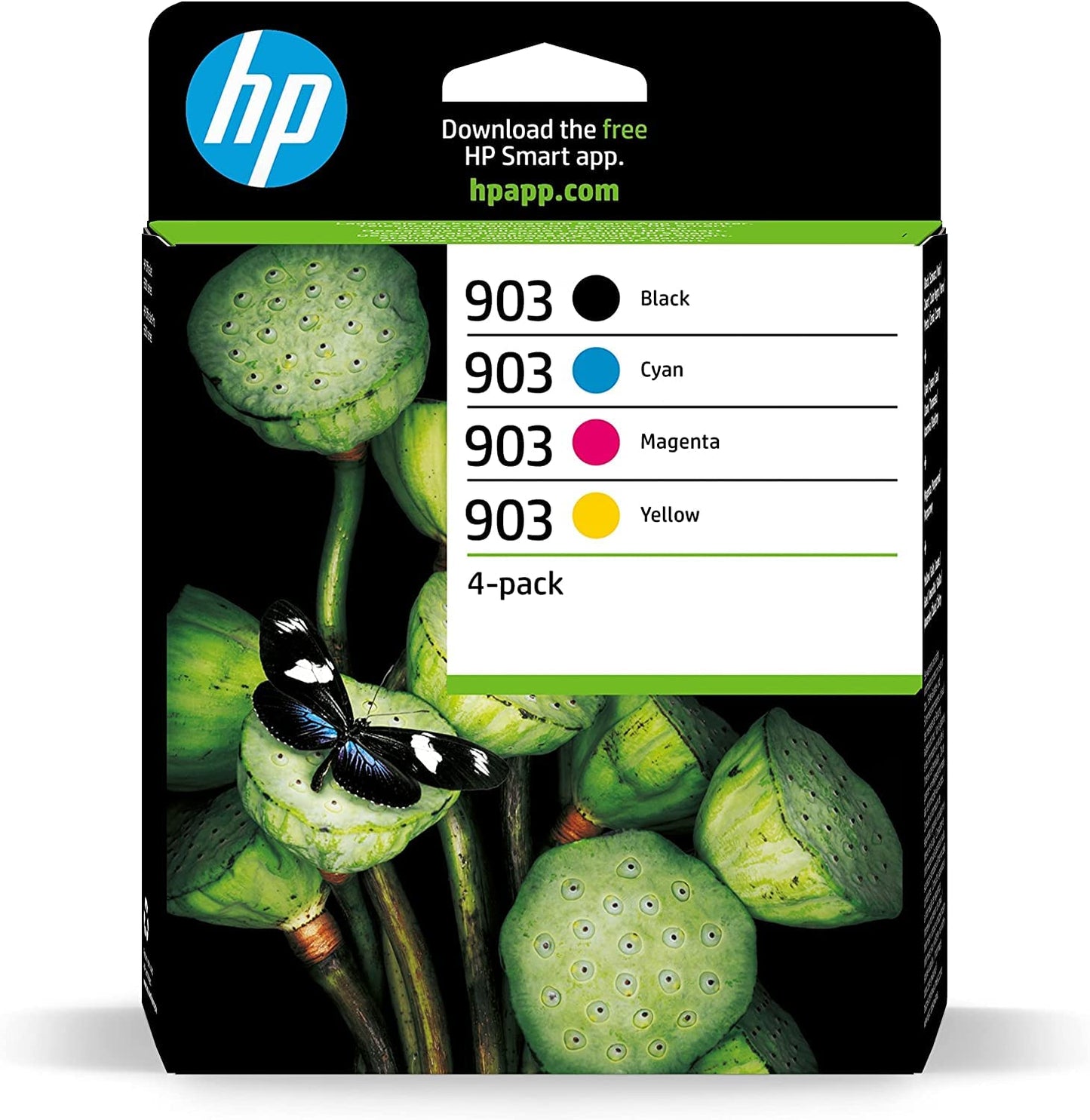HP 903 (6ZC73AE) Multipack original printer cartridges 1xBlue, 1xRed, 1xYellow, 1xBlack for HP OfficeJet 6950, 6951 HP OfficeJet Pro 6960, 6970, 6974