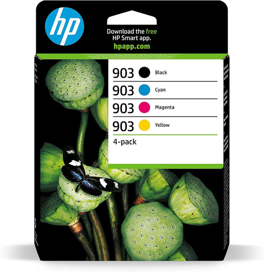 HP 903 (6ZC73AE) Multipack original printer cartridges 1xBlue, 1xRed, 1xYellow, 1xBlack for HP OfficeJet 6950, 6951 HP OfficeJet Pro 6960, 6970, 6974