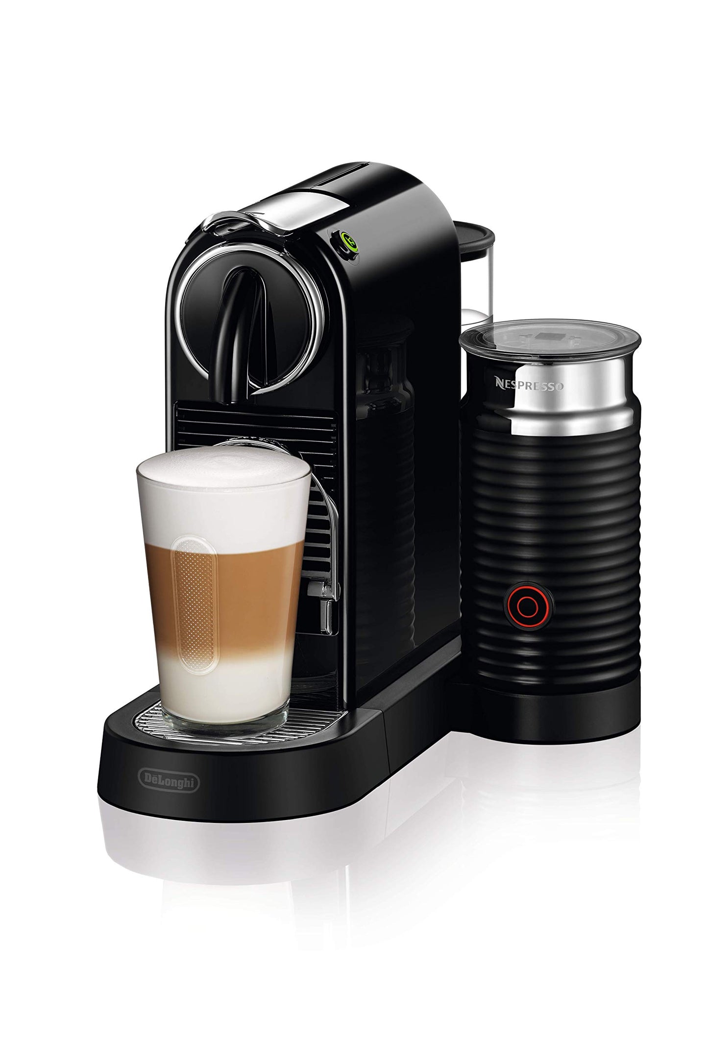 De'Longhi Nespresso Citiz EN267.WAE coffee machine with milk frother, energy saving function, black - EN267.BAE