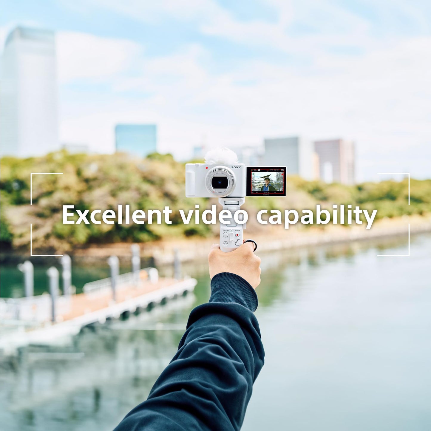 Sony ZV-1 II | High-quality hybrid travel camera in white - ZV1M2W.CE3
