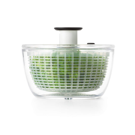 OXO Good Grips salad spinner with sieve and lid, small - for washing and drying lettuce and herbs - 1351680UK