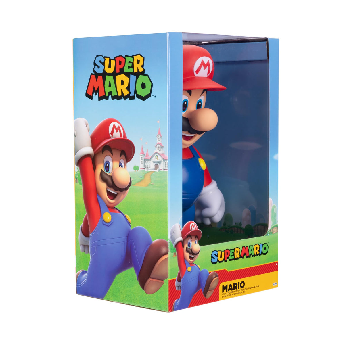 Figură Nintendo Super Mario cu o înălțime de 50 cm, mobilă în multe poziții diferite, având 11 puncte de articulație. Perfectă pentru fanii și colecționarii Super Mario, potrivită pentru copii de la 3 ani. - 78254