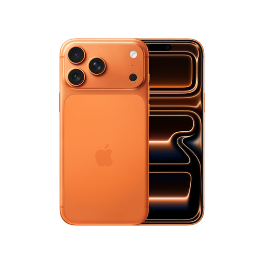 Apple iPhone 17 Pro Max 512 GB: 6.9" display with ProMotion, A19 Pro chip, best battery life ever in an iPhone, Pro Fusion camera system, Center Stage front camera; Cosmic Orange - MFYT4ZD/A