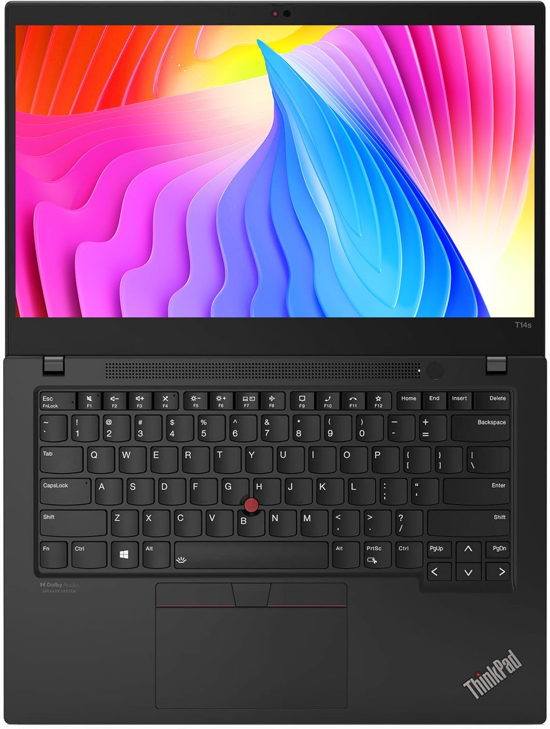 Lenovo Thinkpad T14s Gen 2 Business Laptop, 14 Inch FHD Notebook, Intel Core i7-1185G7, 32 GB RAM, 512 GB SSD, US QWERTY Keyboard, Windows 11 Pro (Refurbished)