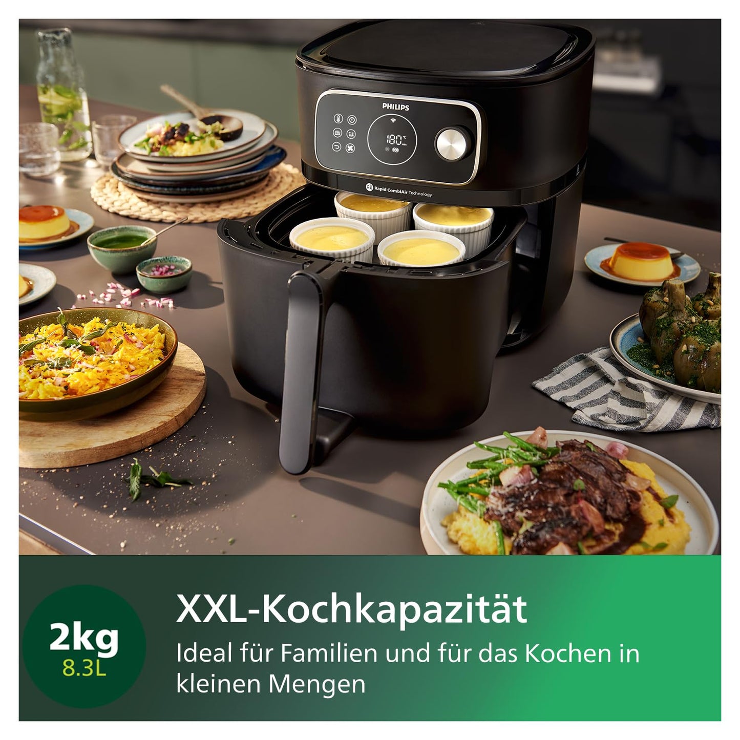 Philips Airfryer Combi 7000 Series XXL HD9876/20 8.3L