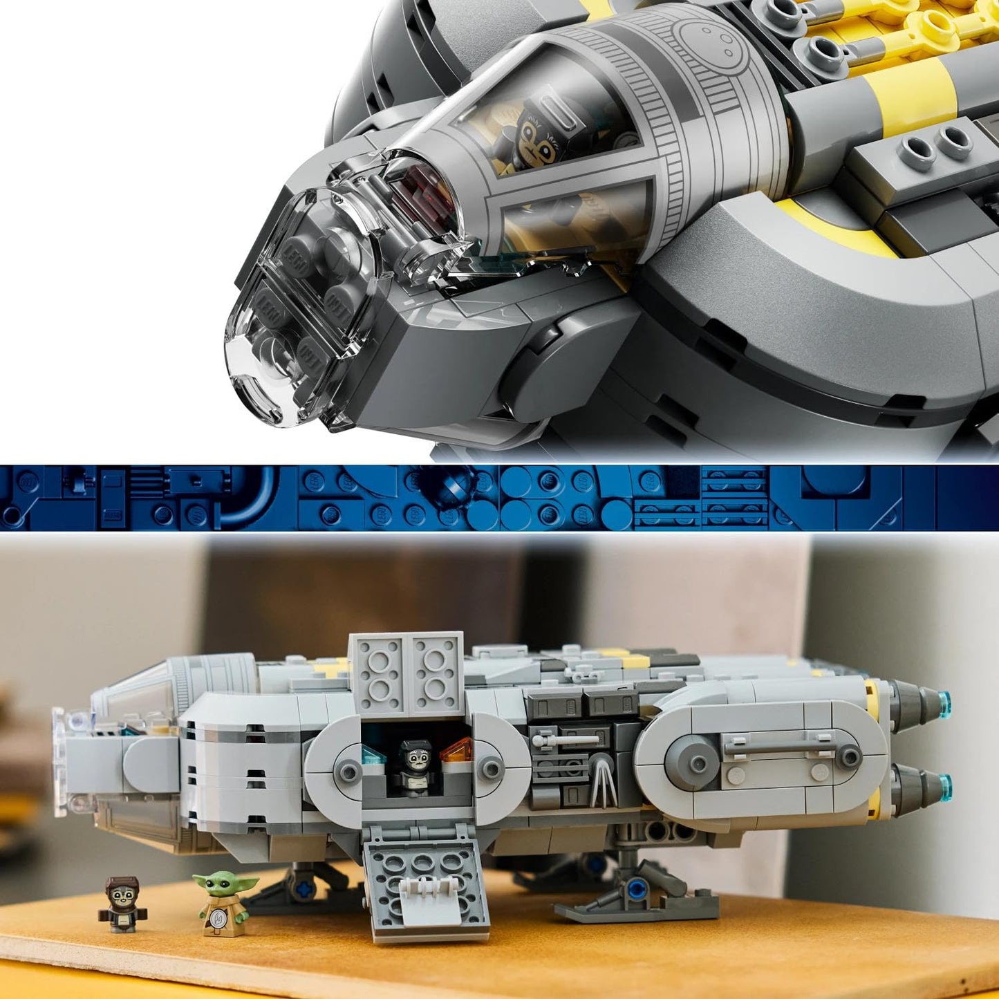 LEGO Star Wars 75445 Anzellan Starship - Plays with 3 figures & a droid workshop - Gift for boys, girls & fans aged 9 and up