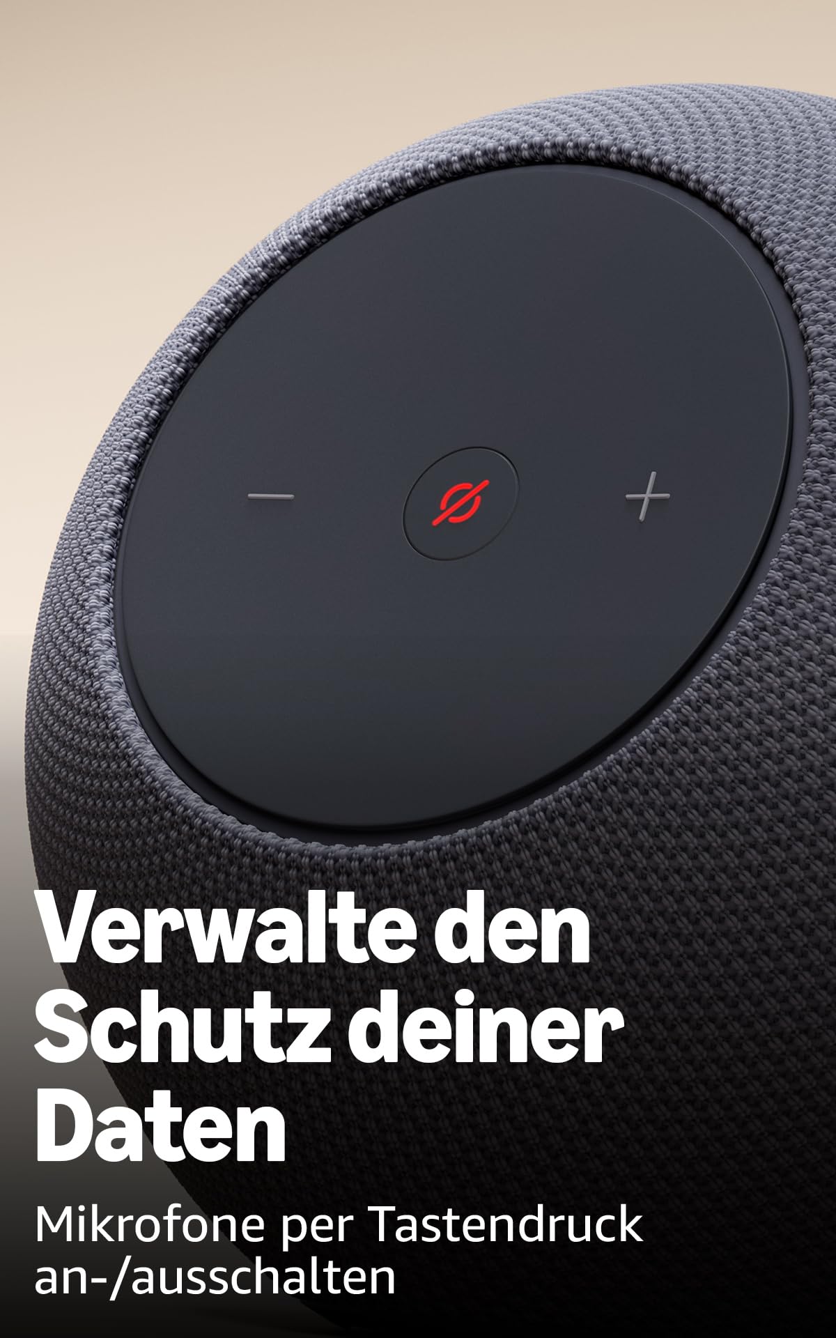 Amazon Echo Studio (latest generation), compact design, with immersive 3D audio and Dolby Atmos, Graphite, with Alexa+ Early Access - P8Z7MN
