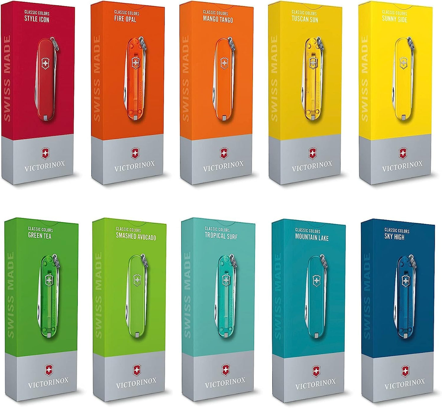 Victorinox Swiss Army Knife, Small, Classic SD, Multitool, Swiss Army Knife, Gift, 7 Functions, Blade, Nail File, Black - 0.6223.3G