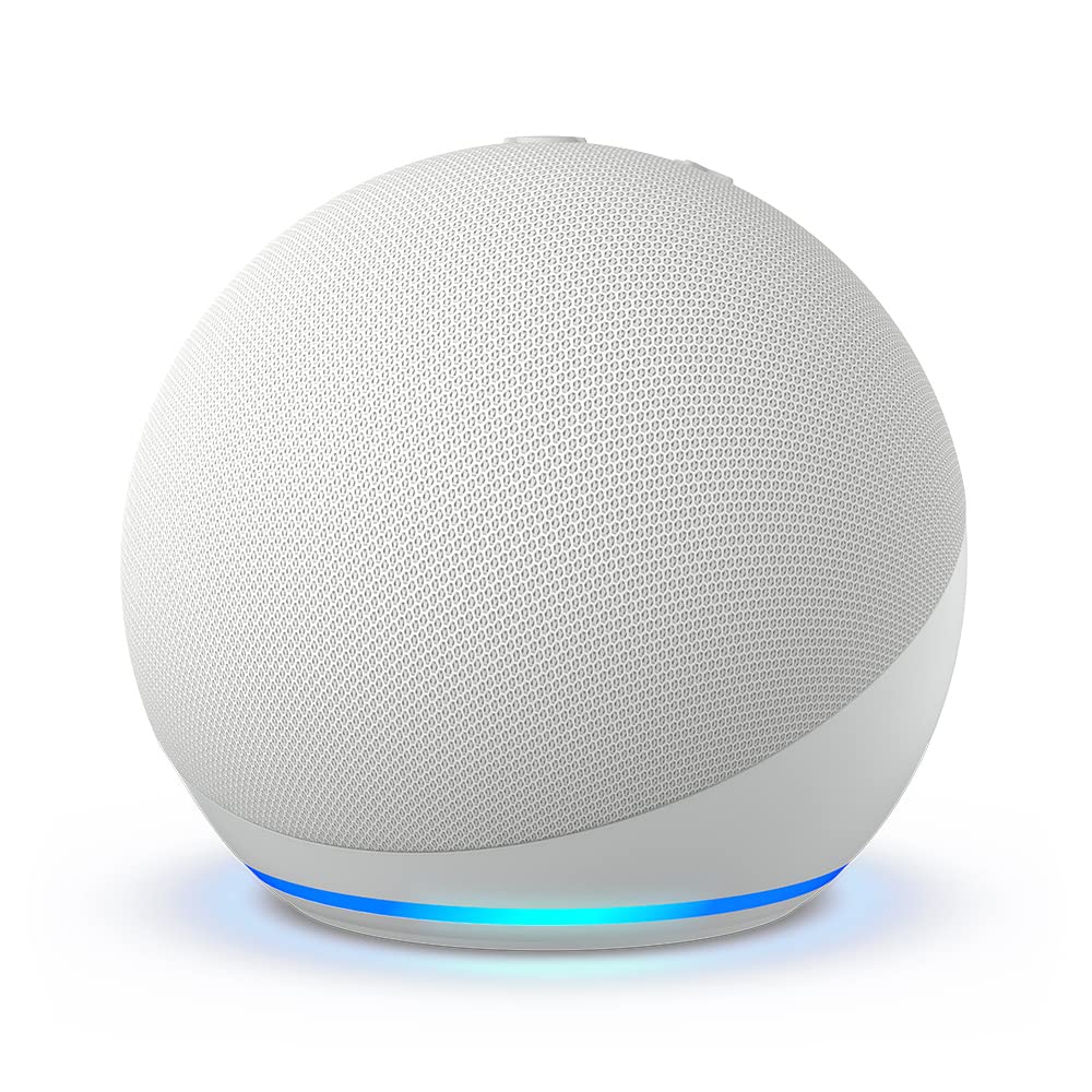 Certified and Refurbished Echo Dot (5th Generation, 2022) | Smart Bluetooth speaker with Alexa | White - C2N6L4