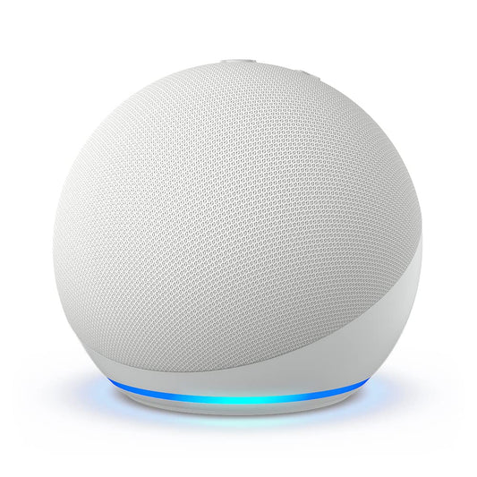Certified and Refurbished Echo Dot (5th Generation, 2022) | Smart Bluetooth speaker with Alexa | White - C2N6L4