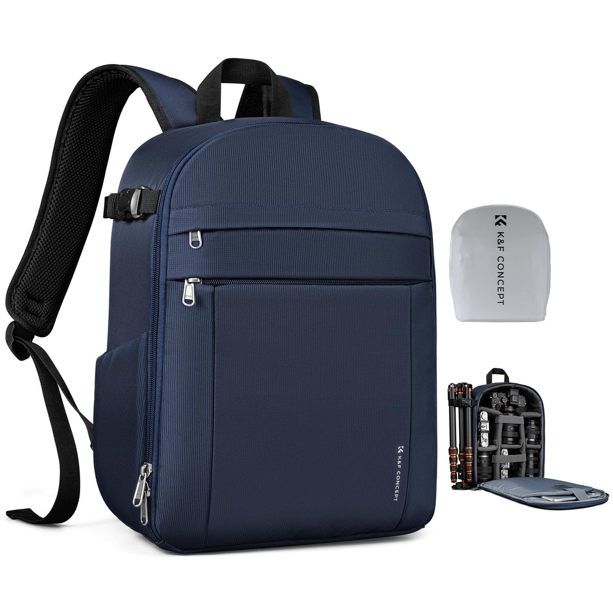 K&F CONCEPT camera backpack photo backpack compact & lightweight with rain cover - KF13.223V7