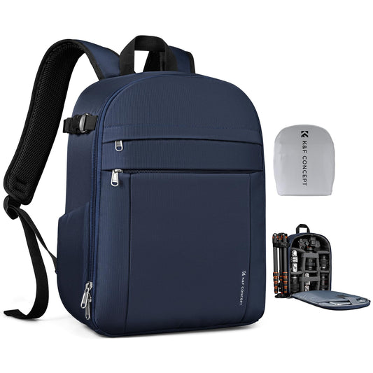 K&F CONCEPT camera backpack photo backpack compact & lightweight with rain cover - KF13.223V7