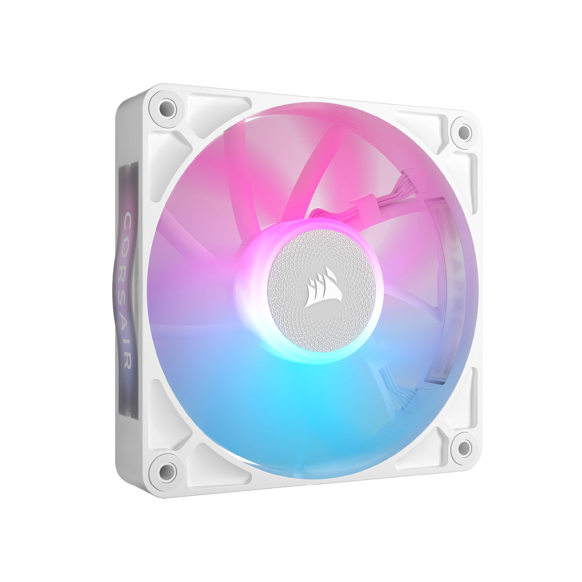 CORSAIR iCUE LINK RX120 RGB ventilator PWM de 120mm – pachet unic, alb - CO-9051021-WW