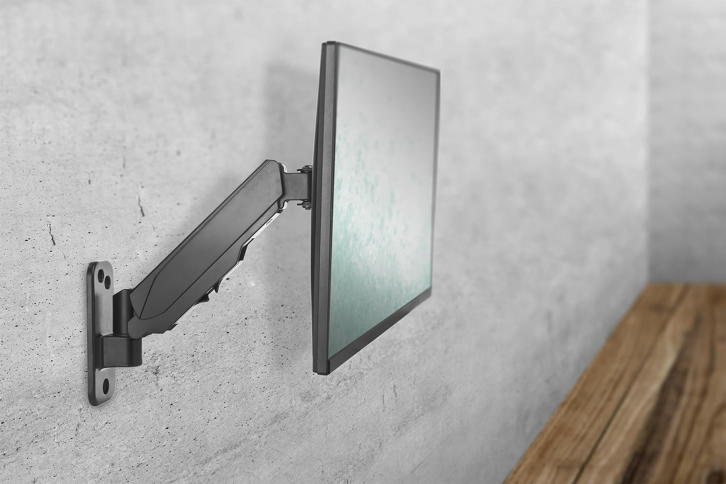 DIGITUS monitor wall mount – gas pressure spring – up to 32 inches – 8 kg load capacity - DA-90396