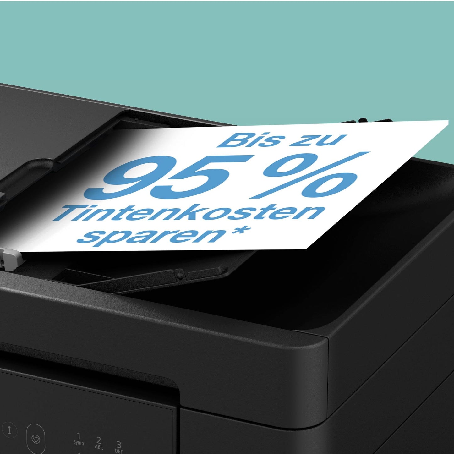 Epson EcoTank ET-4900 | Wi-Fi and Ethernet | A4 | Print, Copy, Scan, Fax | LC display | Automatic document feeder for 30 pages | Compact | Contains ink for up to 3 years