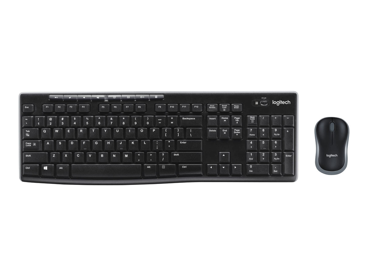 Logitech MK270 Wireless Set with Keyboard and Mouse for Windows - 920-004509