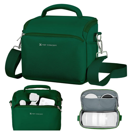 K&F CONCEPT Camera Backpack Camera Bag, SLR Bags Shoulder Bag, Camera Bag Liner Bag, Photo Bag for Photographers Suitable for Daily Use (Green) - JPKF13.179V8US