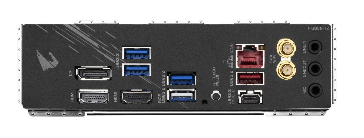 GIGABYTE B550I AORUS PRO AX Motherboard – Compatible with AMD Ryzen 5000 CPUs, 8 Phase VRM, supports up to 5300 MHz DDR4, 1x PCIe 4.0 + 1x PCIe 3.0 M.2, Wi-Fi 6E, 2.5GbE LAN, USB 3.2 Gen 2