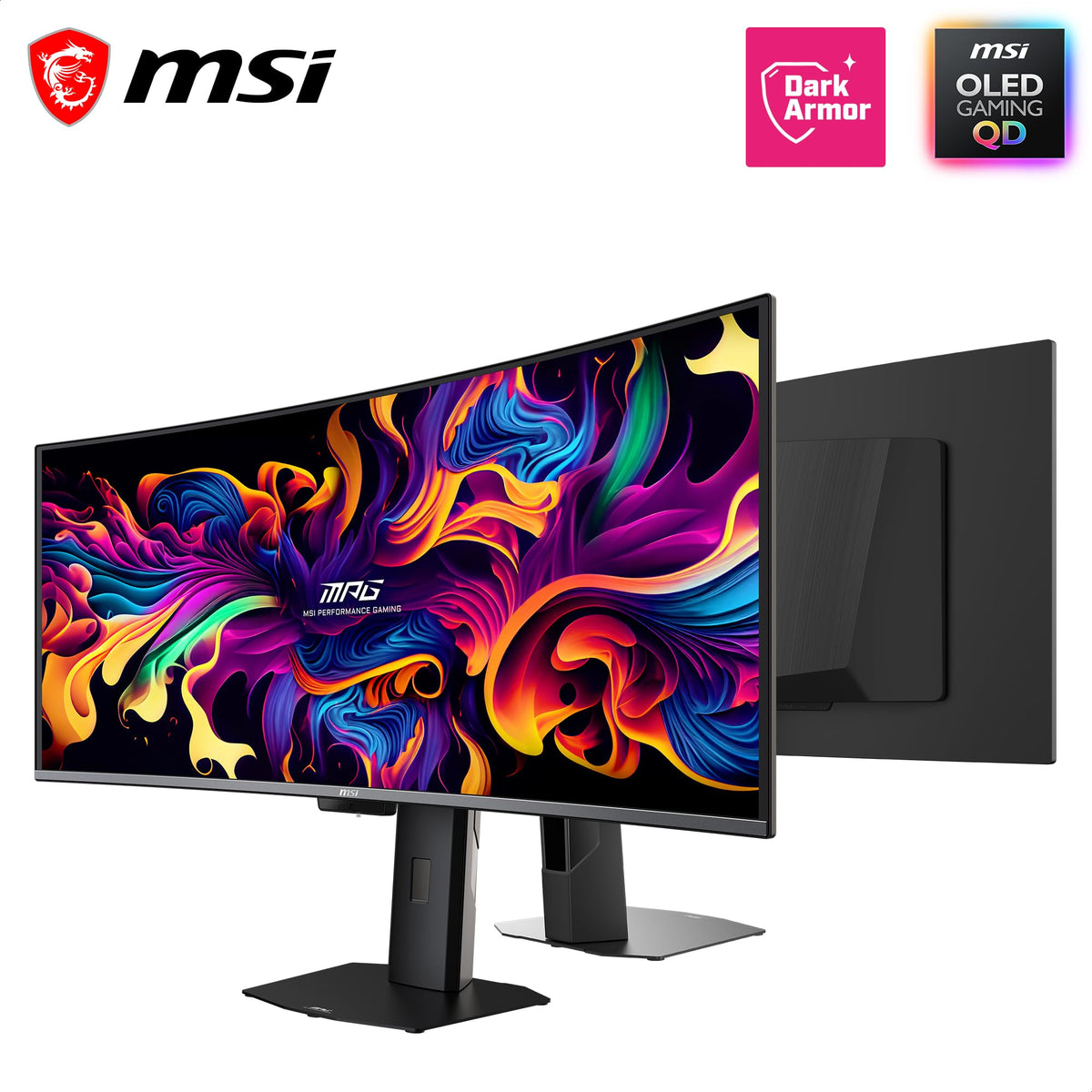 MSI MPG 341CQRDE QD-OLED X36, Gaming Monitor, 34 inch, UWQHD, 360 Hz - 4711377404136