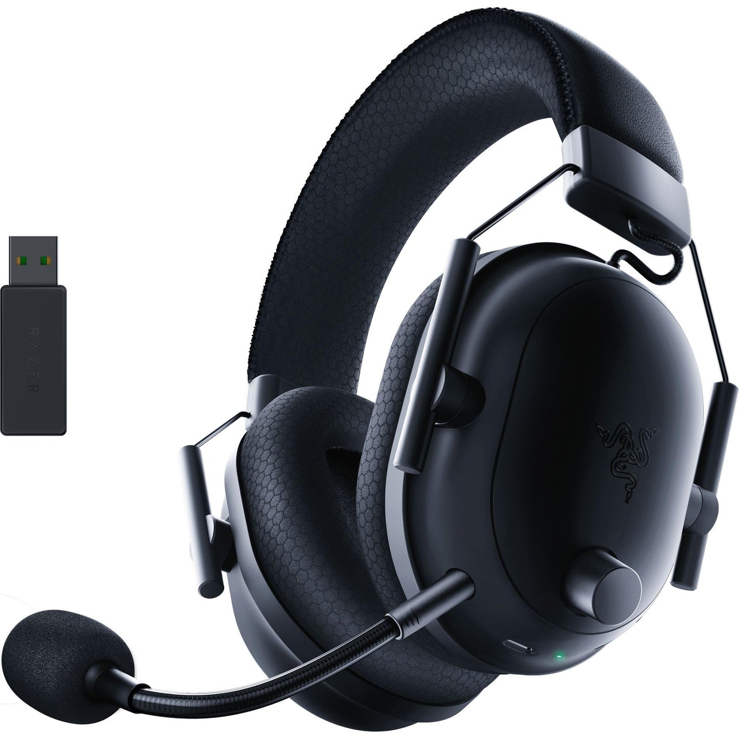 Razer BlackShark V2 Pro (2023) for PC - Premium Wireless Esports Headset (HyperClear Super Wideband Microphone, Triforce Titanium 50mm Driver, HyperSpeed Wireless Technology, 70 Hours) Black - RZ04-04530100-R3M1