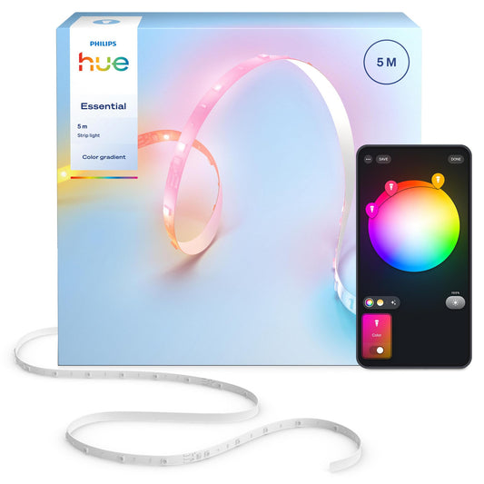 Philips Hue Essential LED Lightstrip, Indoor Lighting, 5m - 929004294901