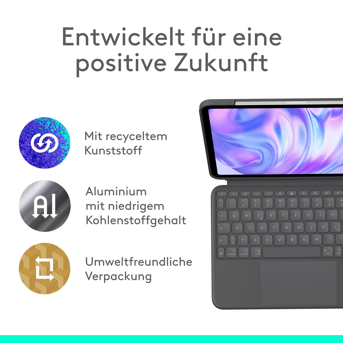 Logitech Combo Touch iPad Pro 11 inch (M4 and M5) (2024 and 2025) - 920-012770