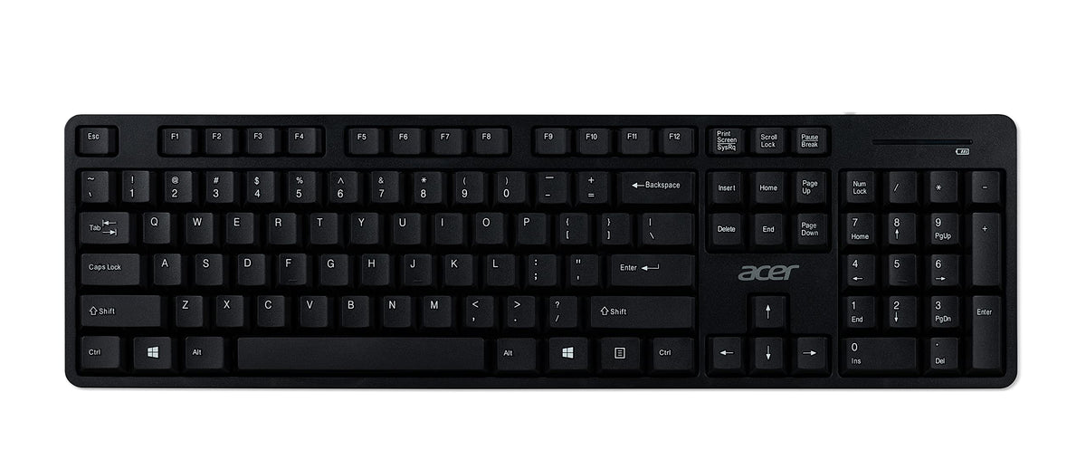 Acer Combo 100, Wireless KB AKR900 + Wireless Mouse AMR920 Black German (Retail Pack) - GP.ACC11.02X
