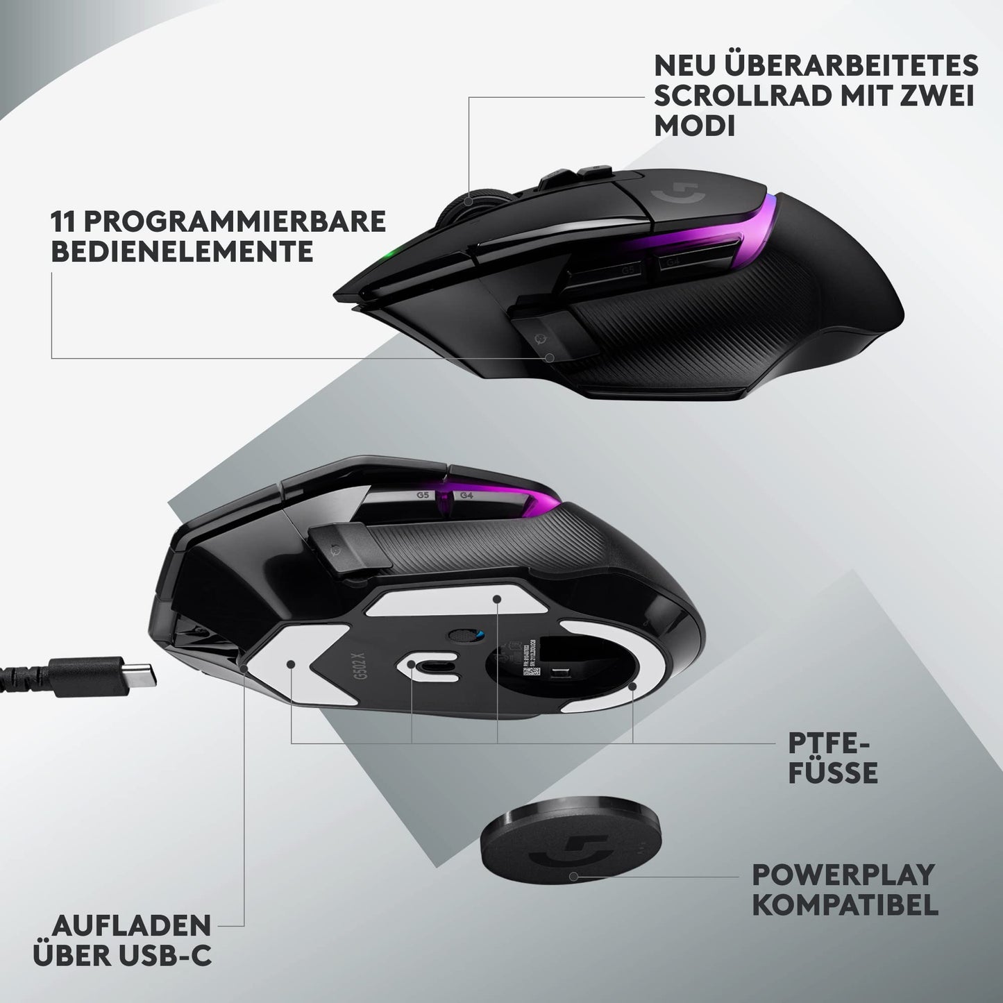 Logitech G502 X PLUS LIGHTSPEED (910-006162)