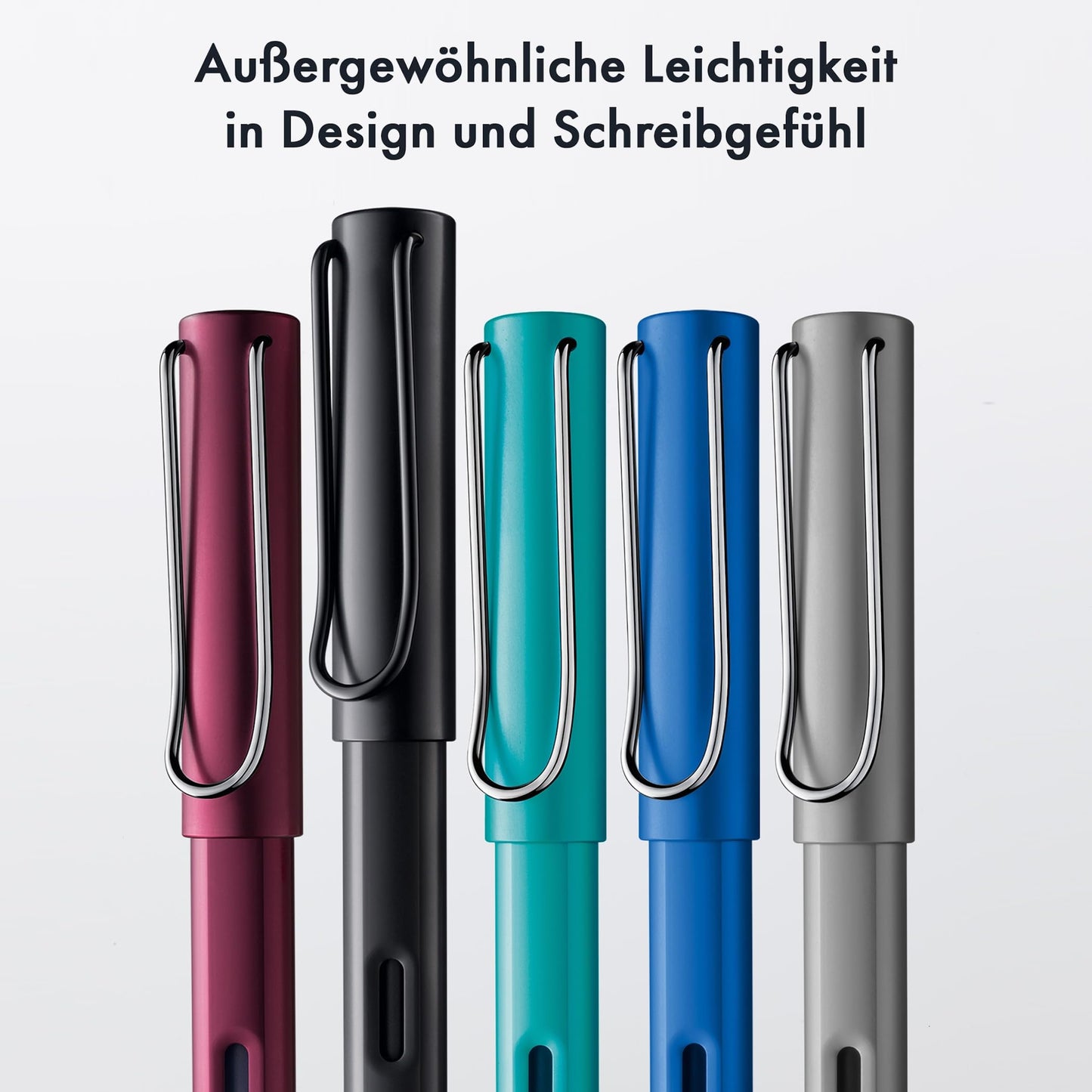 Lamy AL-star tourmaline fountain pen with polished steel nib in line width EF - 4034719