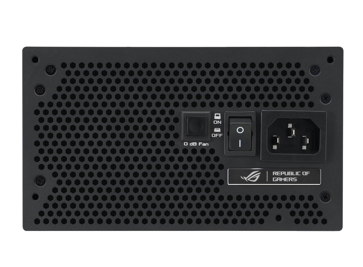 ASUS ROG Strix 1200 W Gold Aura Edition Power Supply (80+ Gold Certified, ATX 3.0, Cybenetics Lambda A+ Certified, PCIe Gen 5.0, Axial-Tech, Aura Sync Fan) - 90YE00P0-B0NA00
