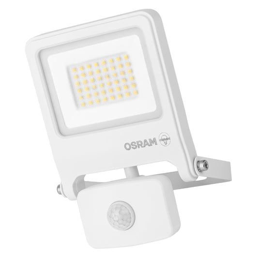 Osram ENDURA FLOOD PC LED Floodlight 30W 3000K Sensor White - 4099854487231