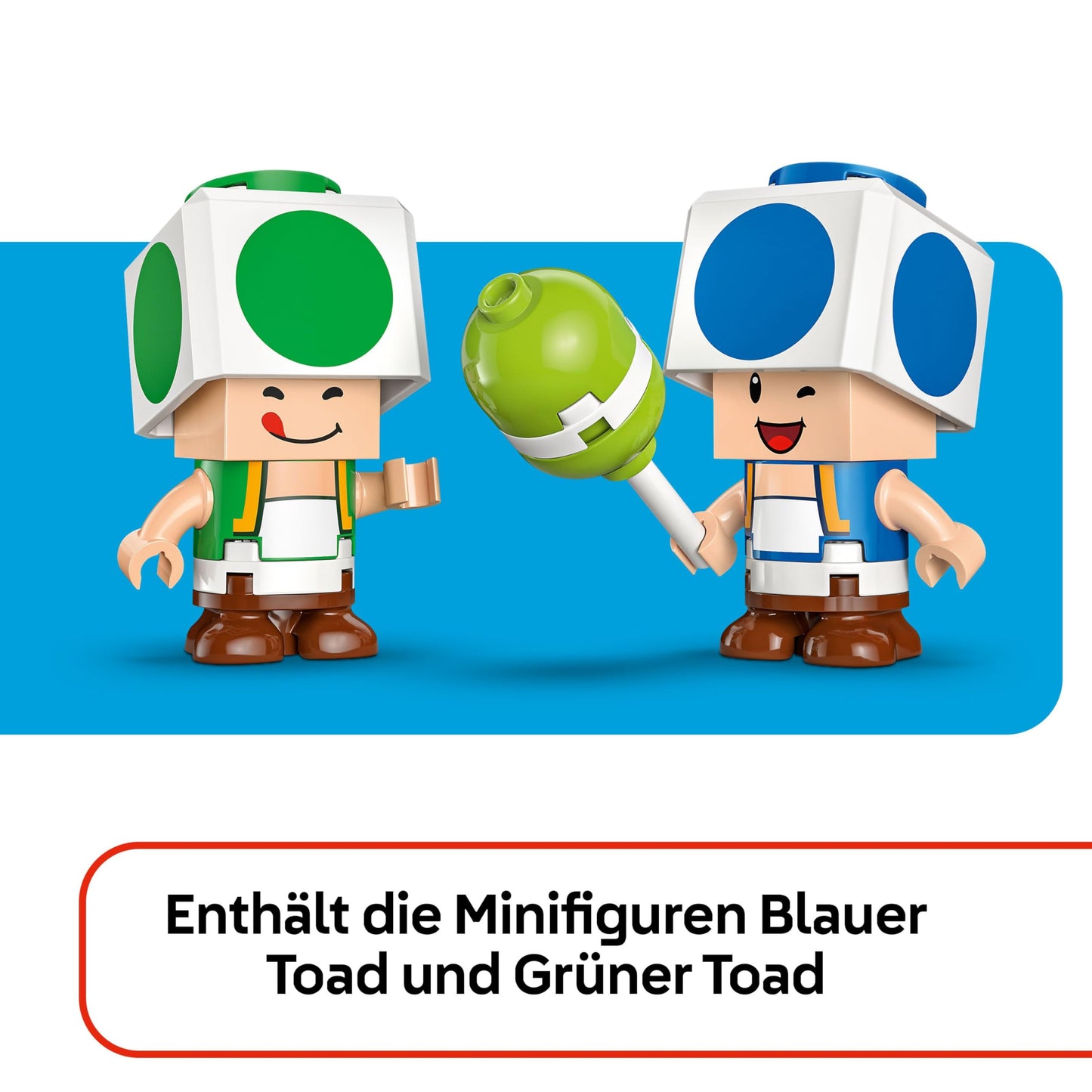 LEGO Super Mario Party at Toad's House - Interactive set with 2 figures, kitchen, bedroom & picnic table - Children's building playset - Gamer gift for boys and girls aged 7 and up - 72041