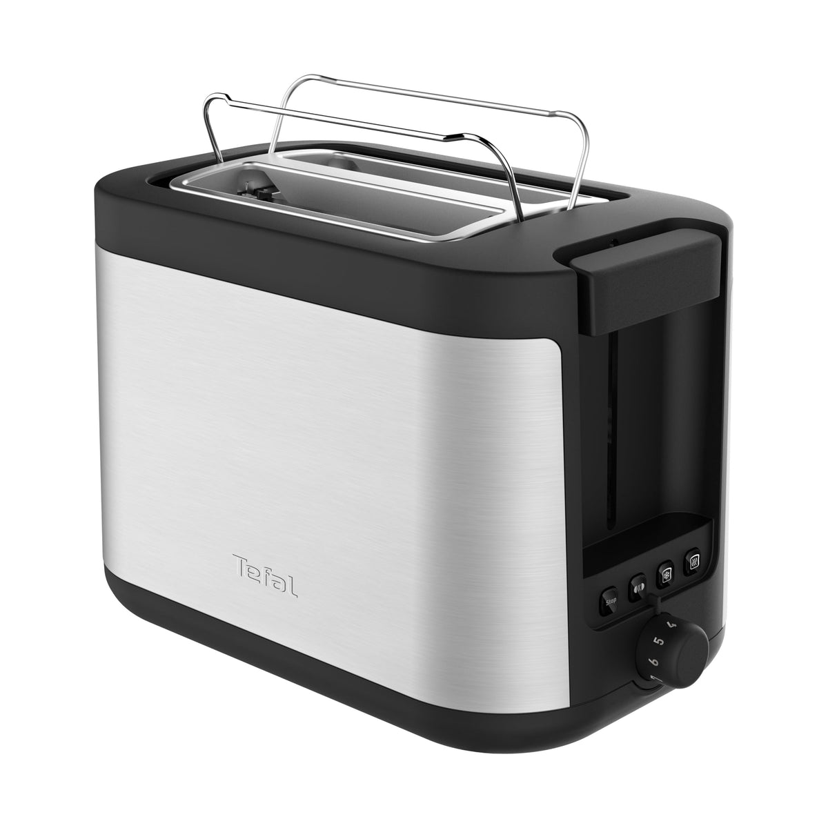 Tefal Element Toaster cu fante duble, suport integrat pentru chifle - TT4308E0