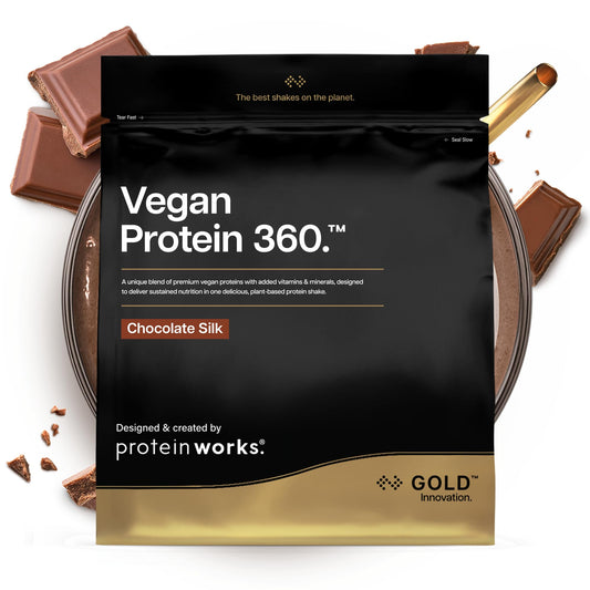 Protein Works | Vegan Protein 360 - Gold, Chocolate Silk, 2kg - POWVEGANCHO2KG
