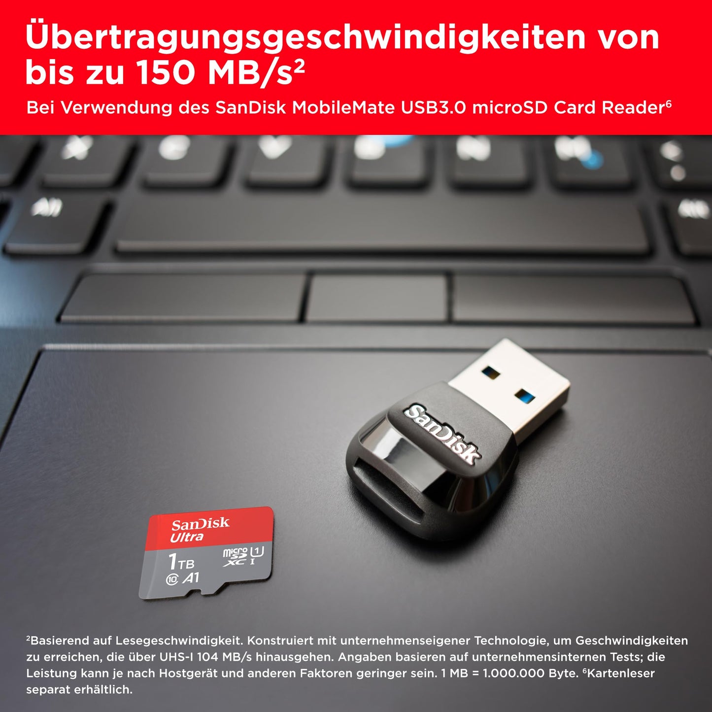 SanDisk Ultra microSDXC 1TB (SDSQUAC-1T00-GN6MA)