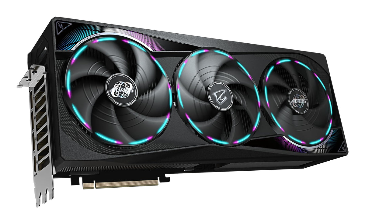 Gigabyte AORUS GeForce RTX 5080 Master 16G Graphics Card - 16GB GDDR7, 256 Bit, PCI-E 5.0, 2805MHz Core Clock, 3 x DisplayPort, 1 x HDMI, GV-N5080AORUS M-16GD