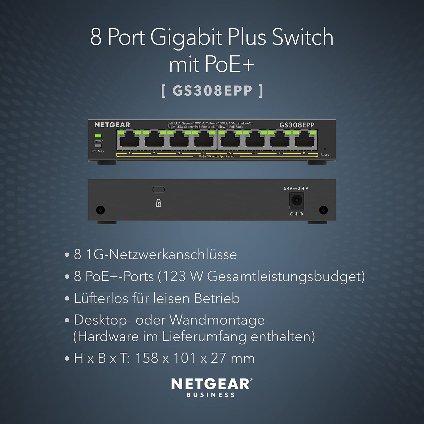 Netgear GS308EPP (GS308EPP-100PES)