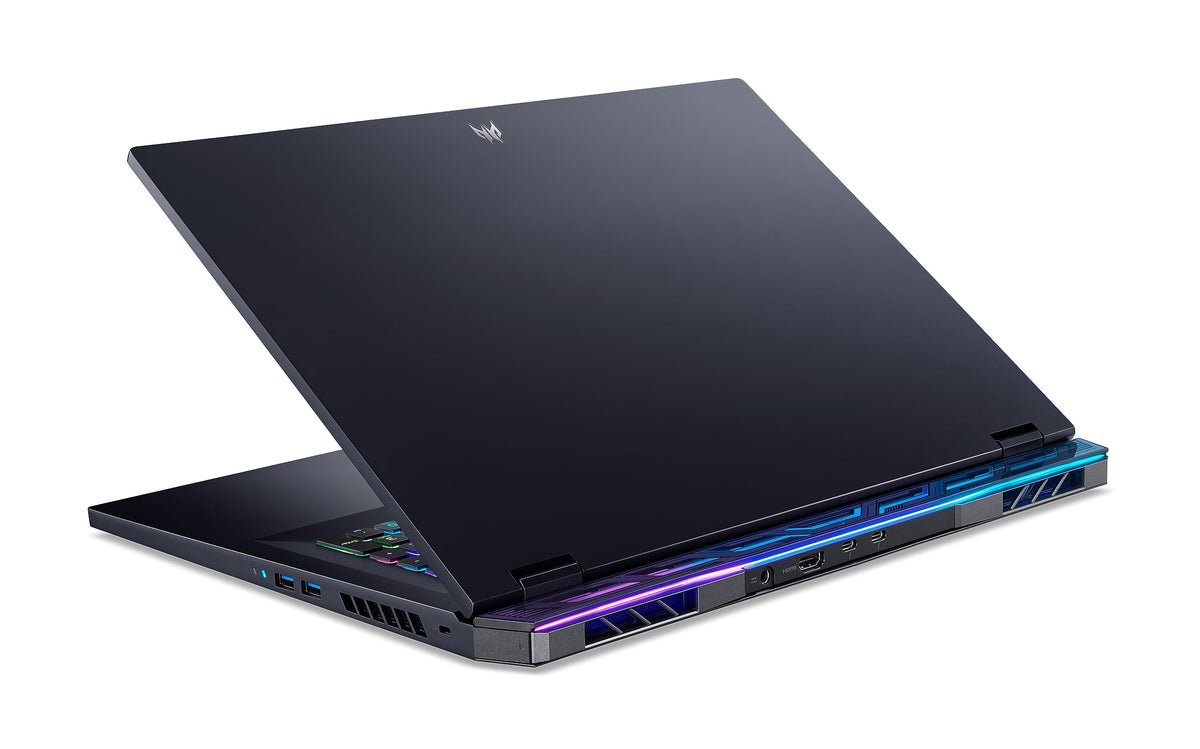 Acer Predator Helios 18 (PH18-71-750Y) Gaming Laptop, 18" WQXGA IPS 165Hz Display, Intel Core i7 13700HX, 32 GB RAM, 1 TB SSD, NVIDIA GeForce RTX 4070, Windows 11, QWERTZ Keyboard, black - NHQKSEG005