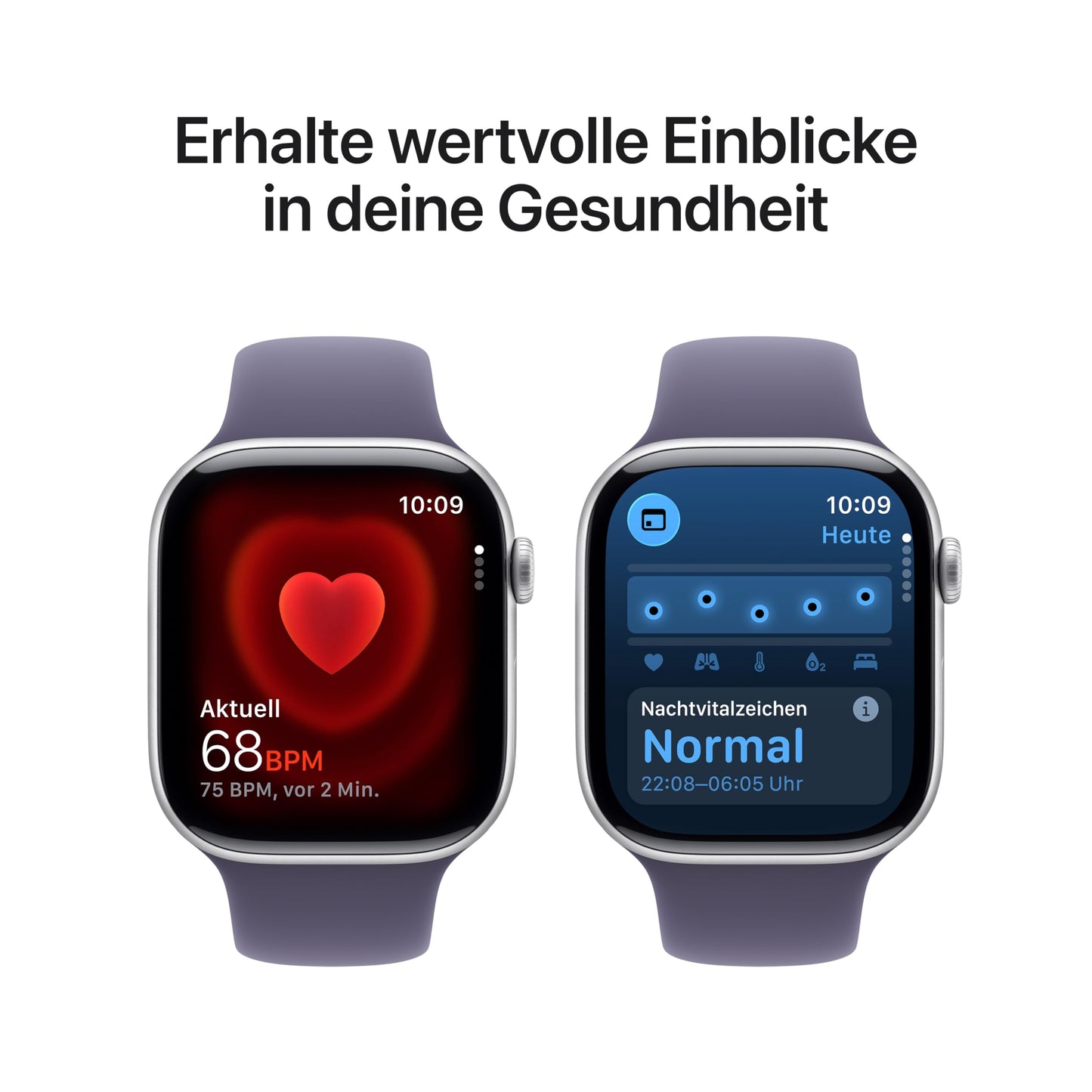 Apple Watch Series 11 GPS 46mm Silver/Purple Fog (MEVA4ZR/A)