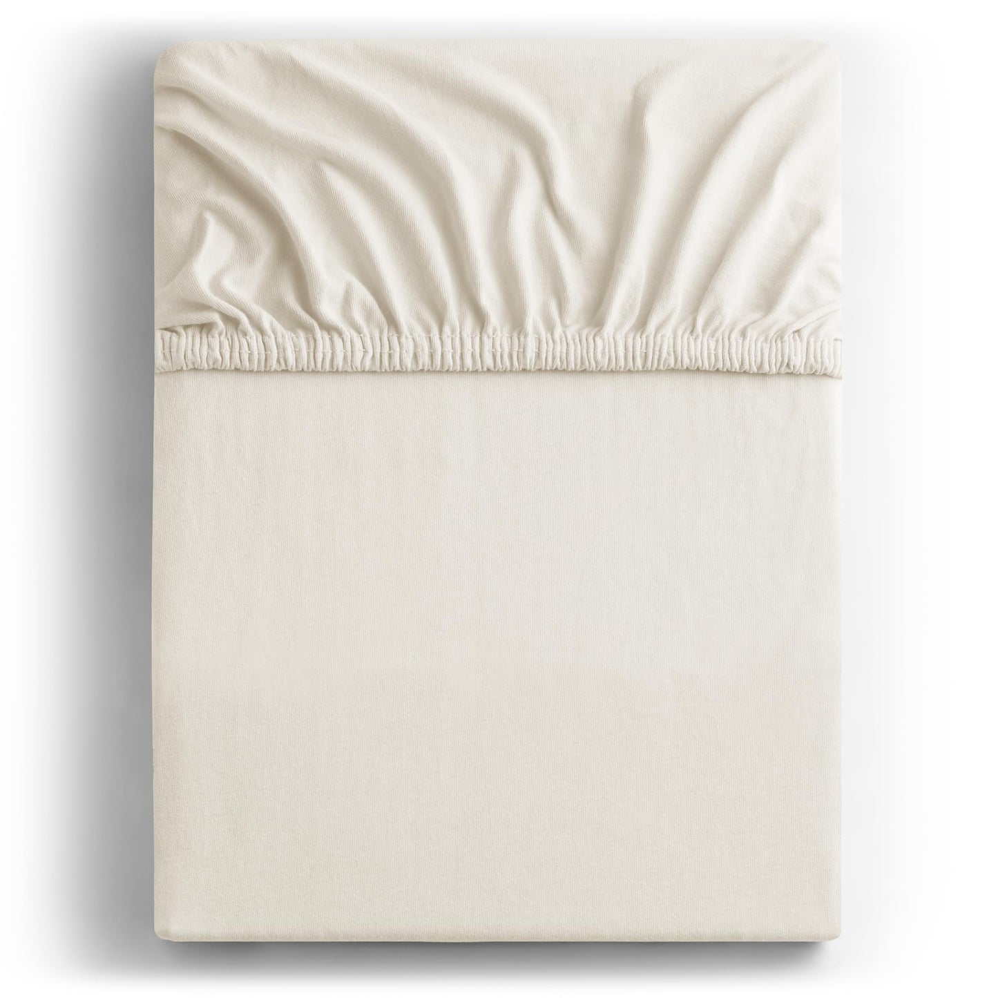 DecoKing fitted sheet 200x220 220x240 cm 100% combed cotton ecru fitted sheets jersey box spring bed Amber 200 x 220 220 x 240