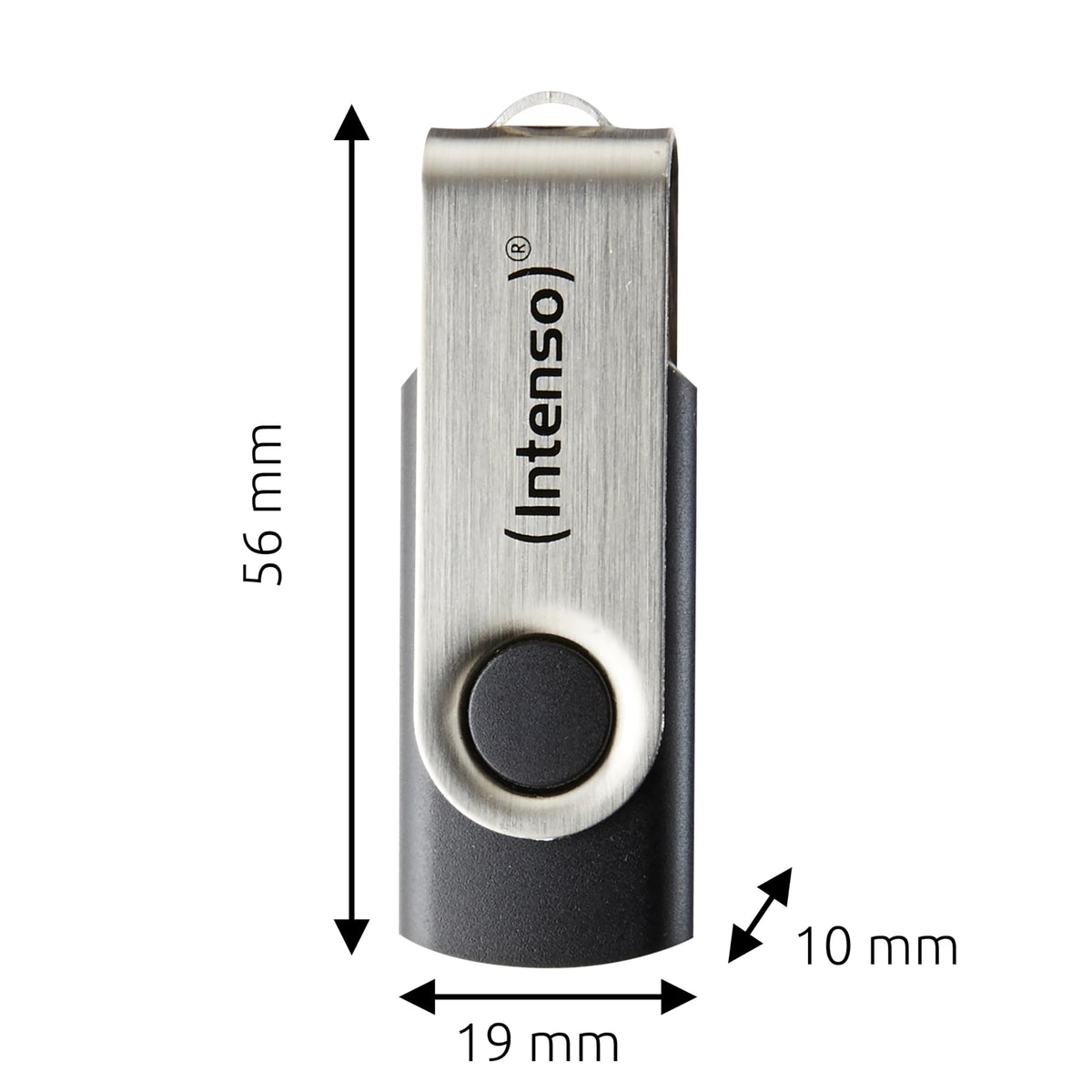 Intenso Office Line 256 GB USB-A 3.2 Gen 1x1 Stick, Silver-Black - 3543492