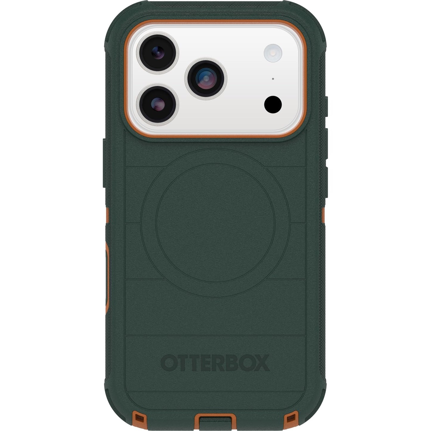 OtterBox Defender Series Pro MagSafe Case for iPhone 17 Pro Shockproof Drop Proof Ultra Heavy Duty Protective Case 7X Military Grade Tested Green - 77-98388