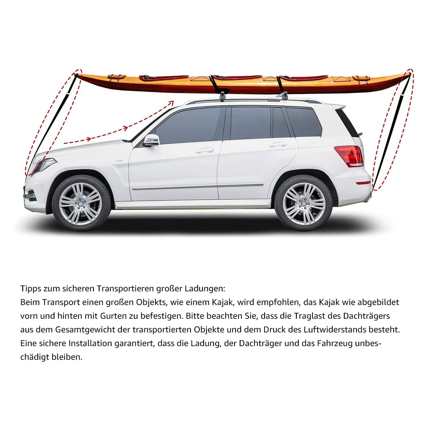 Amazon Basics 56" Roof Rack with Crossbar for Spans up to 50" Between Raised Side Rails with Gap, Pack of 2, Black/Silver - DS-RB-007