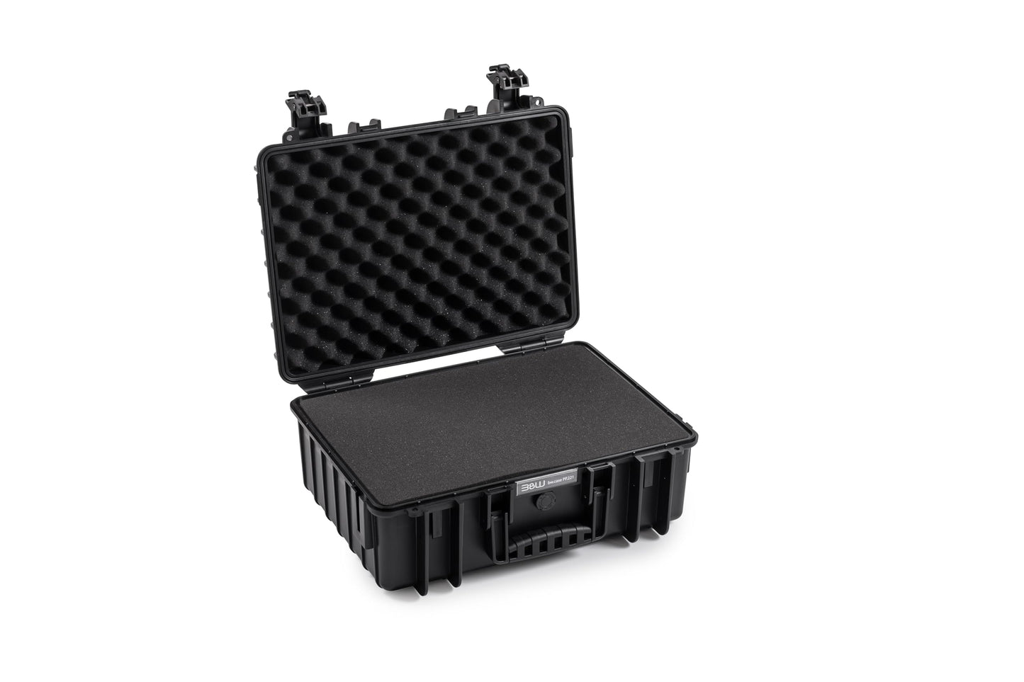 B&W International multi-purpose case Outdoor 5000 (PP.221) black - with cube foam - waterproof (IP67), dustproof, impact-resistant, extremely robust - 5000/B/SI