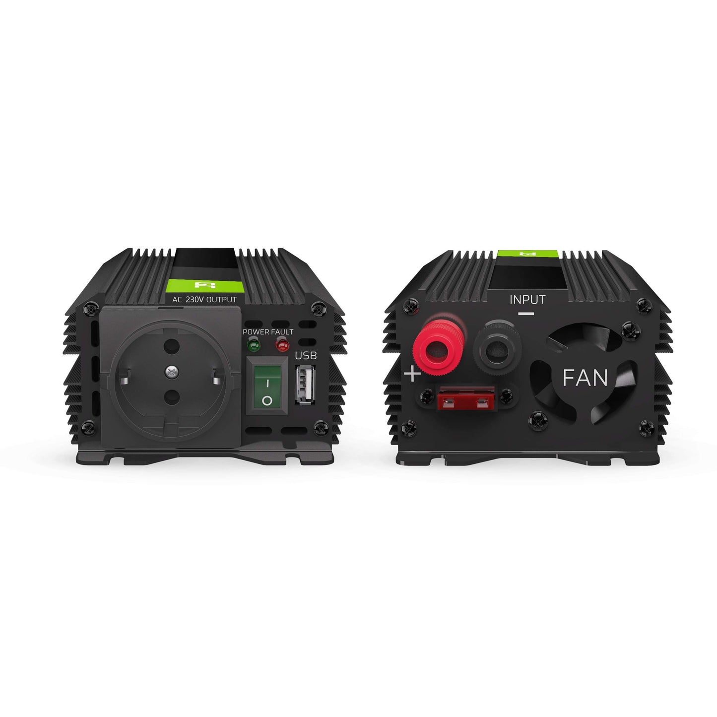 Green Cell PRO 300W/600W 24V to 230V Sine Wave Volt Car Voltage Converter Inverter Power Solar Inverter DC AC Converter Current Converter Caravan Car Modified Sine