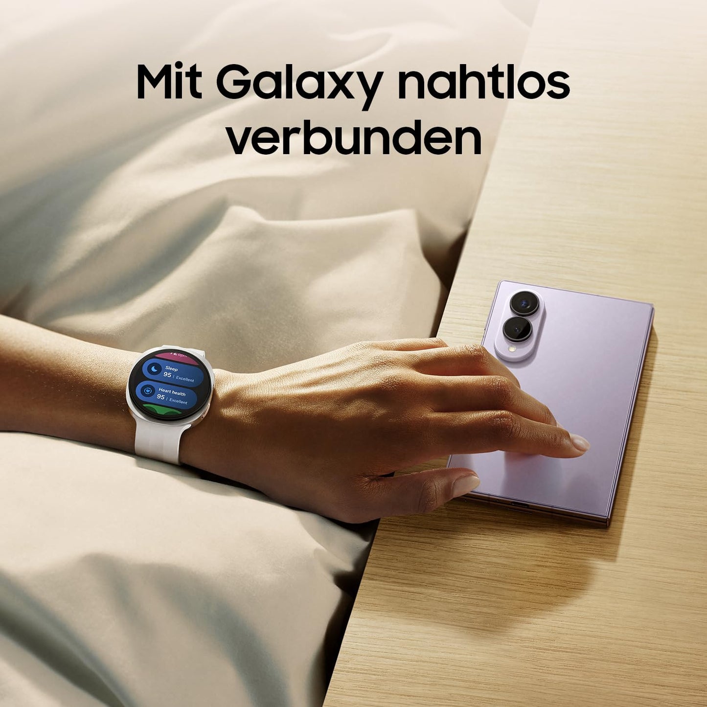 Samsung Galaxy Watch9 AI Smartwatch 40mm, Minimalist Design, Cream
